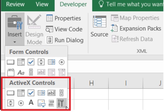 [VBA] Excel Worksheet Form with ActiveX – Heart4DataScience